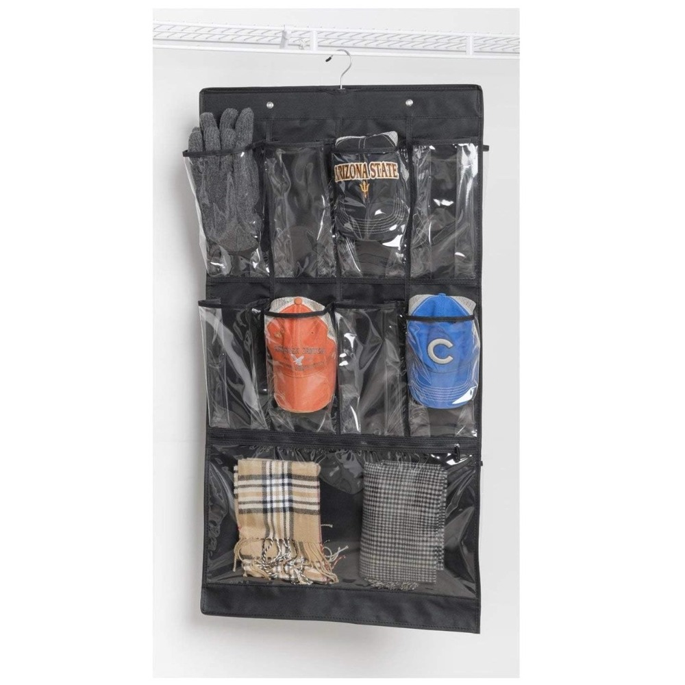 Door‎ Hanging Organizer Cruise Vacation Space Saver w/ Large Pocket Black Only